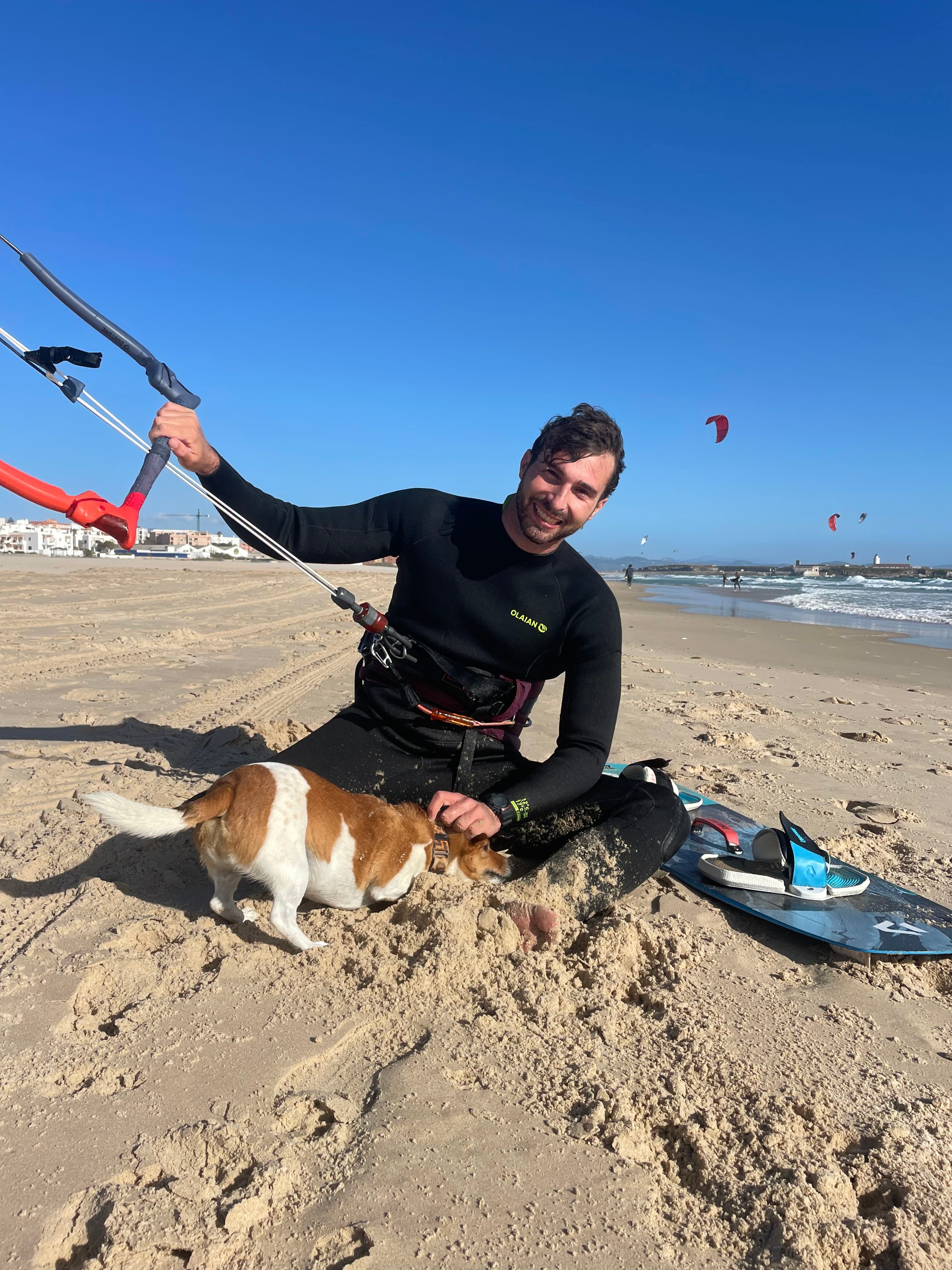 Kitesurfing